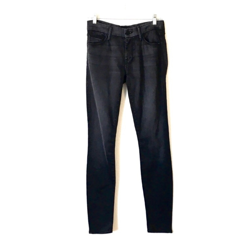 MOTHER The Looker Lies And Shadows Skinny Jeans Gorgeous Black Club Soul
